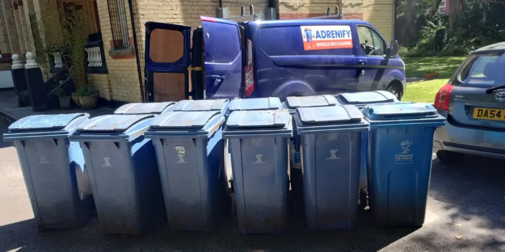 Dirty Wheelie Bins