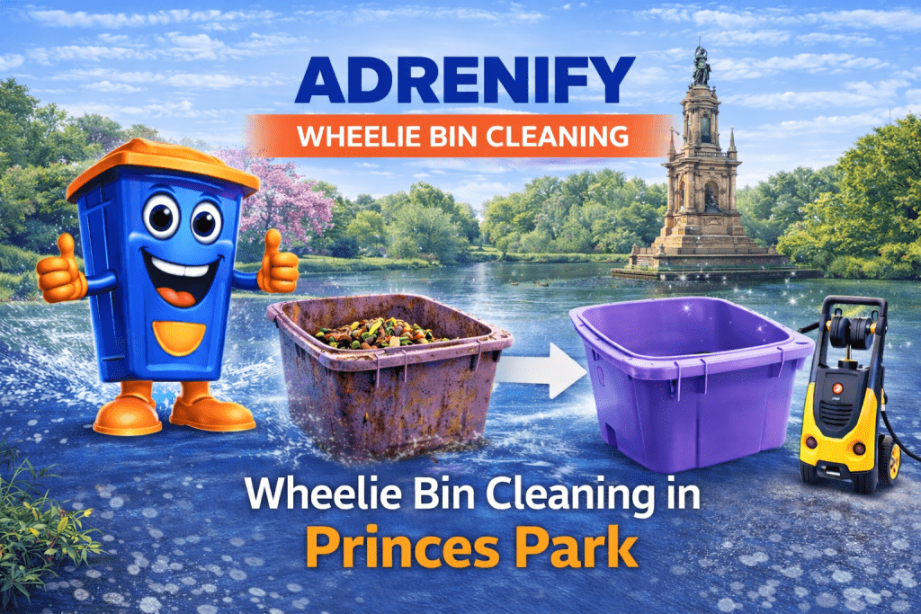 Wheelie Bin Cleaning in Princes Park, Liverpool