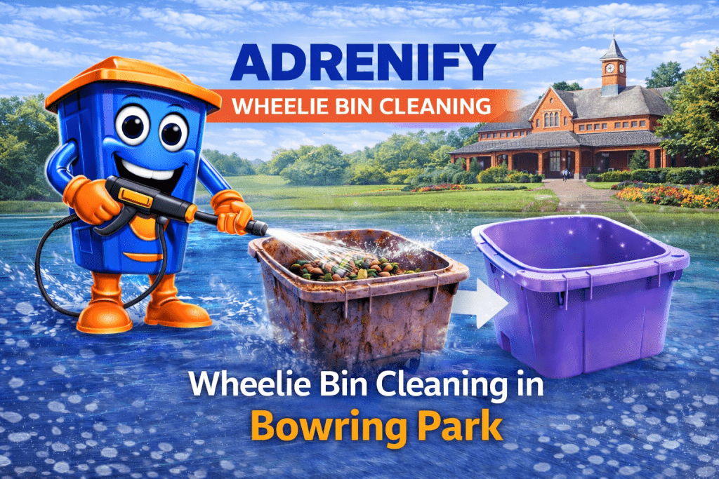 Wheelie Bin Cleaning in Bowring Park, Liverpool