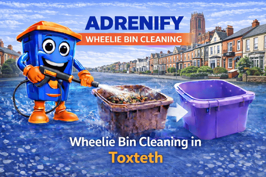 Wheelie Bin Cleaning in Toxteth, Liverpool