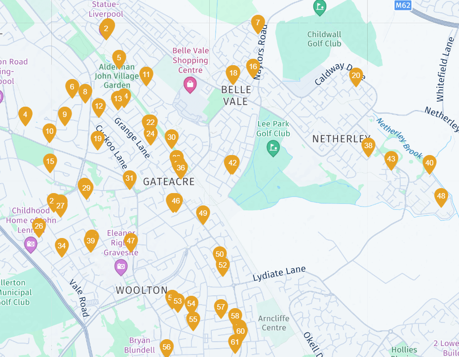 Monday Wheelie Bin Cleaning in South Liverpool (B1 & B2 Rounds)