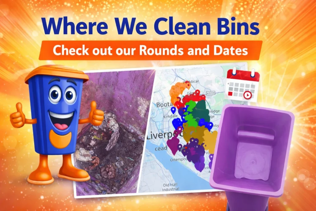 Where We Clean Bins Check out our Rounds and Dates