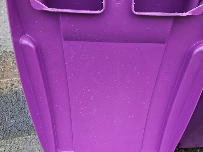 First Deep Bin Cleans lid after, Woolton, Liverpool